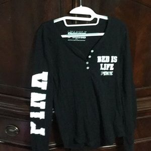 VS PINK sleep thermal shirt